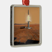 上昇車両離れの火星。2 メタルオーナメント (右)