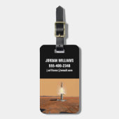 上昇車両離れの火星。2 ラゲッジタグ (正面縦)