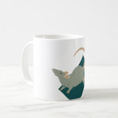 上昇1のマグ コーヒーマグカップ (正面左)