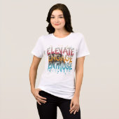 上昇、エンゲージ、エンターゼース トライブレンドＴシャツ (正面全面)