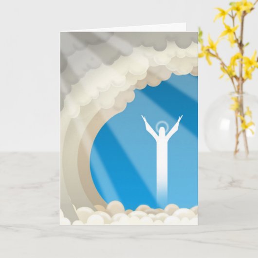 上昇 カード (黄色い花)