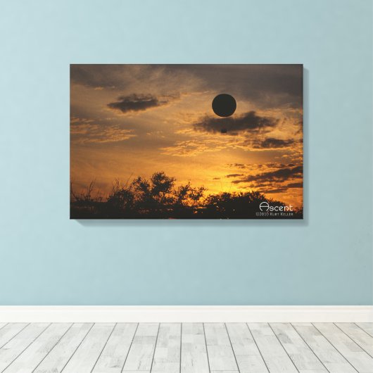 上昇 キャンバスプリント (インサイチュ (ウッドフロア))