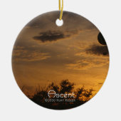 上昇 セラミックオーナメント (正面)