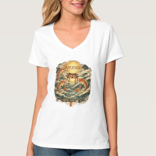 上昇 凌駕 Tシャツ (正面)