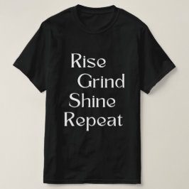 上昇。挽きなさい。シャイン。繰り Tシャツ