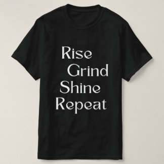 上昇。挽きなさい。シャイン。繰り Tシャツ