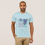 上昇。挽きなさい。ハッスル。- Fire Spirit Premium Men's Tシャツ (正面フル)