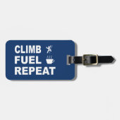 上昇、燃料、繰り返し ラゲッジタグ (正面横)