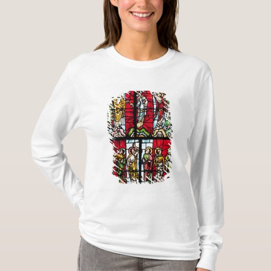 上昇、c.1145を描写する窓 tシャツ (正面)