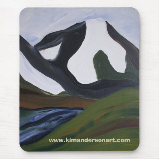 上昇www.kimandersonart.comを待っていること マウスパッド (正面)