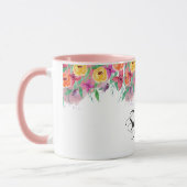 上智名字サインソフィアフローラ書道ベビームー マグカップ (左)