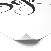 上智名字サインソフィアフローラ書道ベビー フォトプリント            (角)