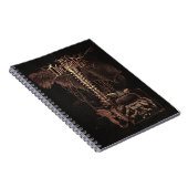 上書き – テクノゴシックストリートウェアデザイン ノートブック (右側)