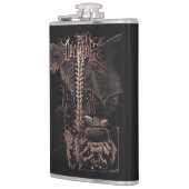 上書き – テクノゴシックストリートウェアデザイン フラスク (左)