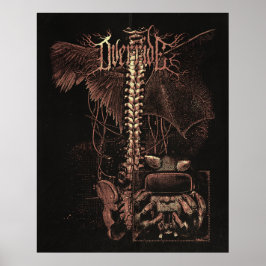 上書き – テクノゴシックストリートウェアデザイン ポスター