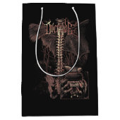 上書き – テクノゴシックストリートウェアデザイン ミディアムペーパーバッグ (正面)