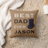 上最高の帽子ハイハットTシャツ付きパパ クッション (ブランケット)