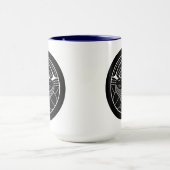 上杉謙信家紋、Uesugi Kenshin KAMONの日本のな家族Cre マグカップ (中央)