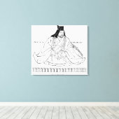 上杉謙信 キャンバスプリント (インサイチュ (ウッドフロア))