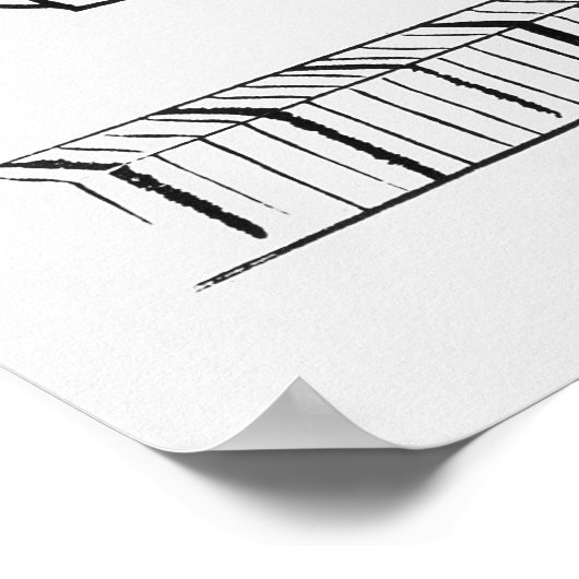 上杉謙信 ポスター (角)