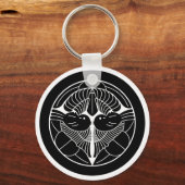 上杉謙信 家紋上杉謙信家家日本の家Cre キーホルダー (正面)