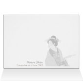 上村松園詩バレンタイン誕生日CC0384カード (内部横(上))