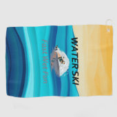 上水スキー ゴルフタオル (横)