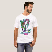 上水晶キャンデーの虹の妖精の子供 Tシャツ (正面フル)