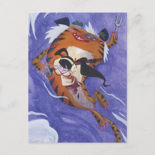 上海でチューン ポストカード (正面)