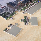 上海の中国のスカイライン ジグソーパズル (側面)