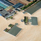 上海の中国-ブンドからの眺め ジグソーパズル (側面)