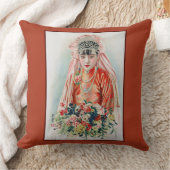 上海の赤中国の結婚嫁 クッション (ブランケット)