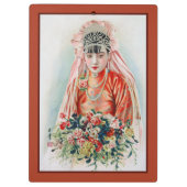 上海の赤中国の結婚嫁 クリップボード (裏面)