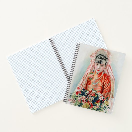 上海の赤中国の結婚嫁 ノートブック (内部)