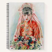 上海の赤中国の結婚嫁 ノートブック (正面)