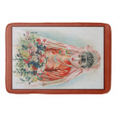 上海の赤中国の結婚嫁 バスマット (正面)