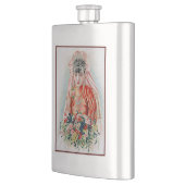 上海の赤中国の結婚嫁 フラスク (左)