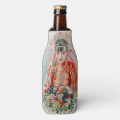 上海の赤中国の結婚嫁 ボトルクーラー (ボトル正面)