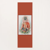 上海の赤中国の結婚嫁 ヨガマット (裏面)