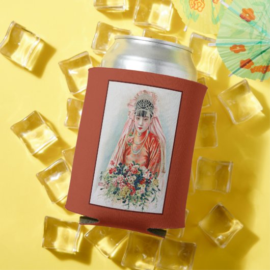 上海の赤中国の結婚嫁 缶クーラー (インサイチュ 夏)