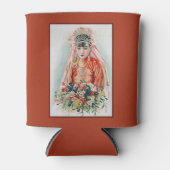 上海の赤中国の結婚嫁 缶クーラー (正面)