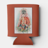 上海の赤中国の結婚嫁 缶クーラー (裏面)