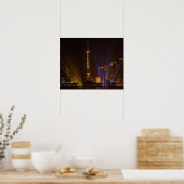 上海のBund（ウォーターフロント）。探している ポスター (キッチン)