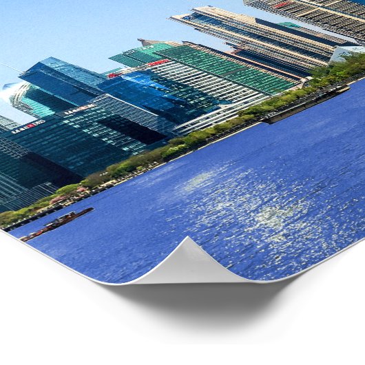 上海スカイライン ポスター (角)