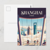 上海タワー オブザベーション・デッキ 中国 ポストカード (正面/裏面)