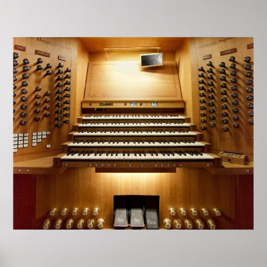 上海パイプオルガンポスター ポスター (正面)
