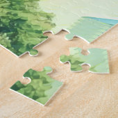 上海ヴィンテージオリエンタルパールタワートラベル ジグソーパズル (側面)