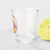 上海中国シティスカイラインエンブレム ショットグラス (右)