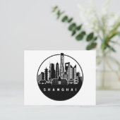 上海中国スカイライン ポストカード (スタンド正面)