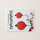 上海中国ヴィンテージ旅行ポスター ジグソーパズル (横)